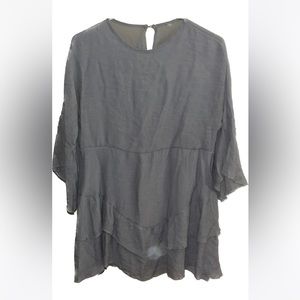 Trendy Tiered Tunic Top or Mini Dress